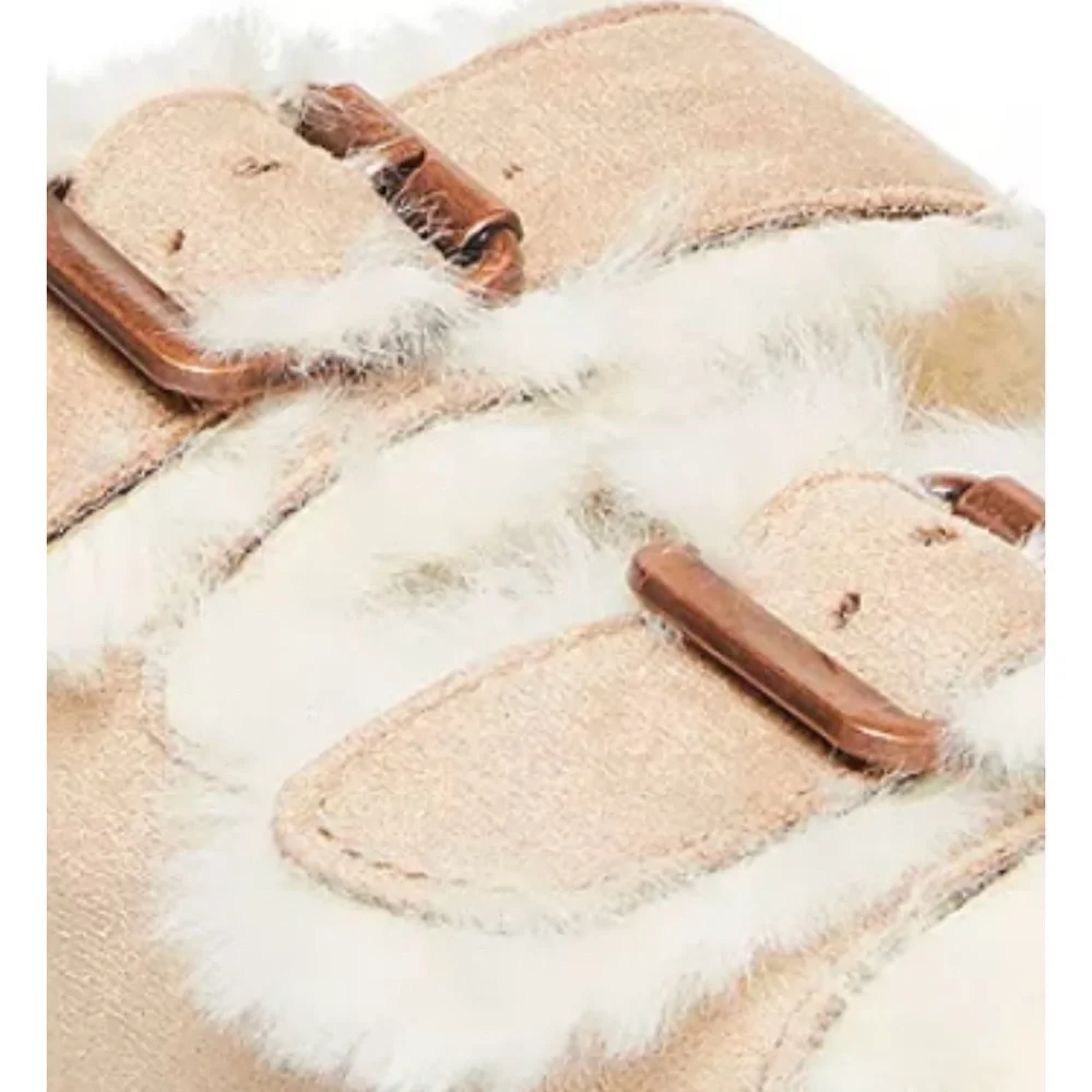 “NIB” Madden Girl Women's Butterfly Fluffy Footbed Sandals - Picture 8 of 11